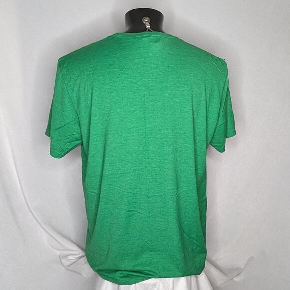 Men's Graphic Tee 2XL Green Classic Casual Big & Tall Cotton - Picture 3 of 4